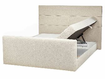 Bračni krevet 160 cm Aoyun (siva) (s podnicom i madracem) (s prostorom za odlaganje)