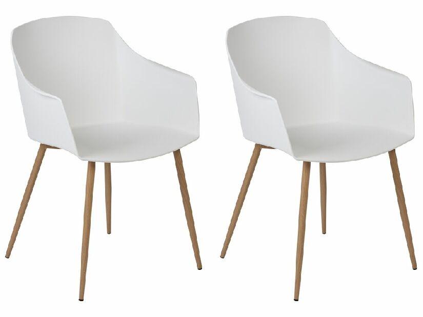 Set blagovaonskih stolica (2 kom.)- Fonza (bijela)