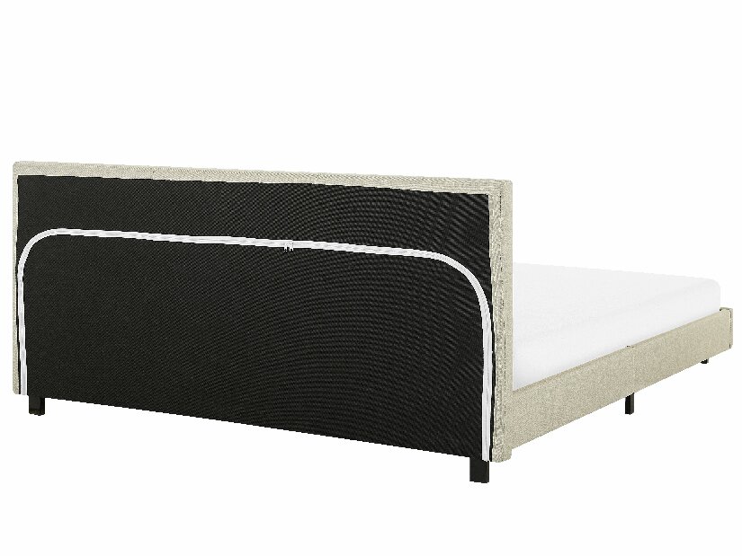 Bračni krevet 180 cm ALVIA (s podnicom) (bež)