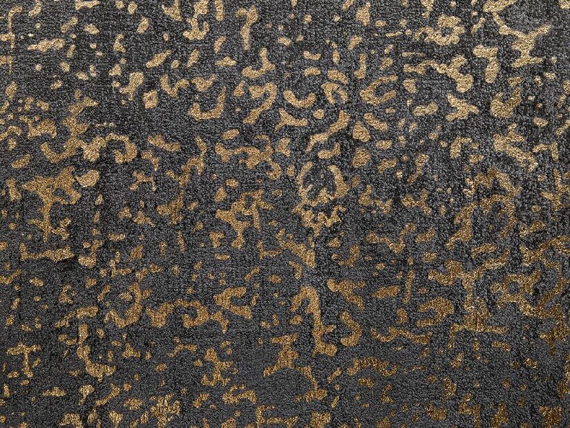 Tepih 80x150 cm ELSE (tkanina) (siva + zlatna)