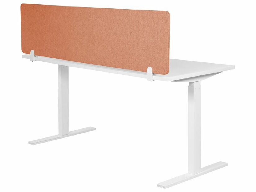 Pregrada za radni stol 160 x 40 cm Walda (crvena) 