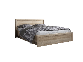 Bračni krevet 140 cm Jolene (hrast sonoma) (s podnicom)
