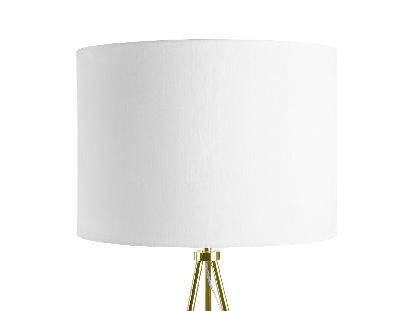 Podna svjetiljka VISTA (tkanina) (bijela)