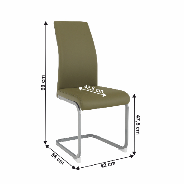 Blagovaonska stolica Nolana (zelena)