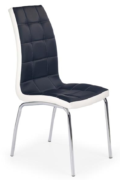 Blagovaonska stolica Adis (crna + bijela)