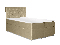 Bračni krevet Boxspring 140 cm Ronda (zlatna) (s prostorom za odlaganje)