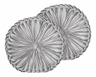 Set 2 ukrasna jastuka ⌀ 40 cm Udy (siva)