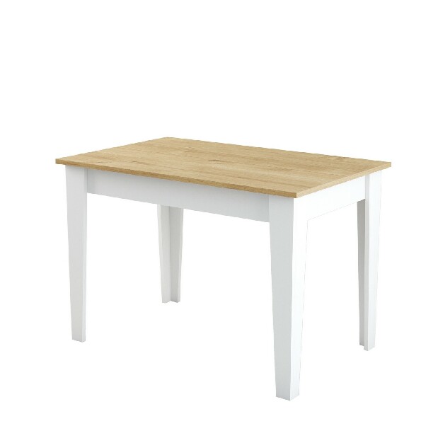 Blagovaonski stol (za 4 osobe) Kika (bijela + hrast)