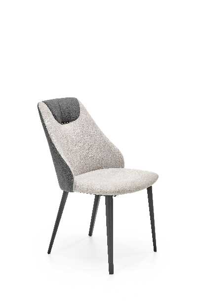 Blagovaonska stolica Kiyoko (svijetlo siva + tamno siva)