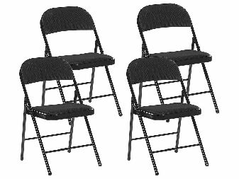 Set 4 kom. blagovaonskih stolica- SARPO (crna)