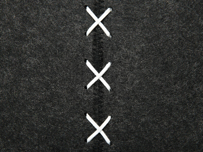 Set tekstilnih košara 3 kom. KIANDRA (pust) (siva)