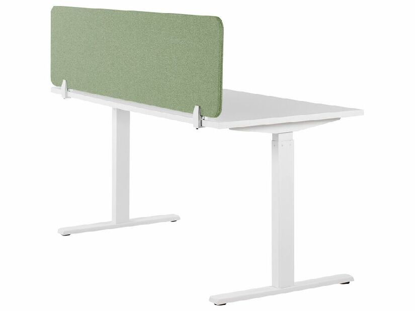 Pregrada za radni stol 160 x 40 cm Walda (zelena) 