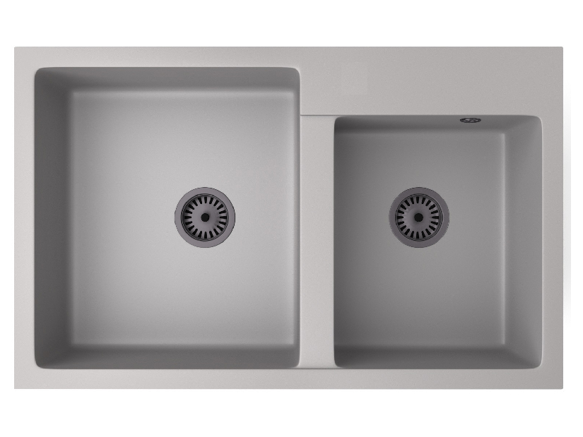 Kuhinjski sudoper Hakkon (siva) (sa 2 otvora za bateriju)
