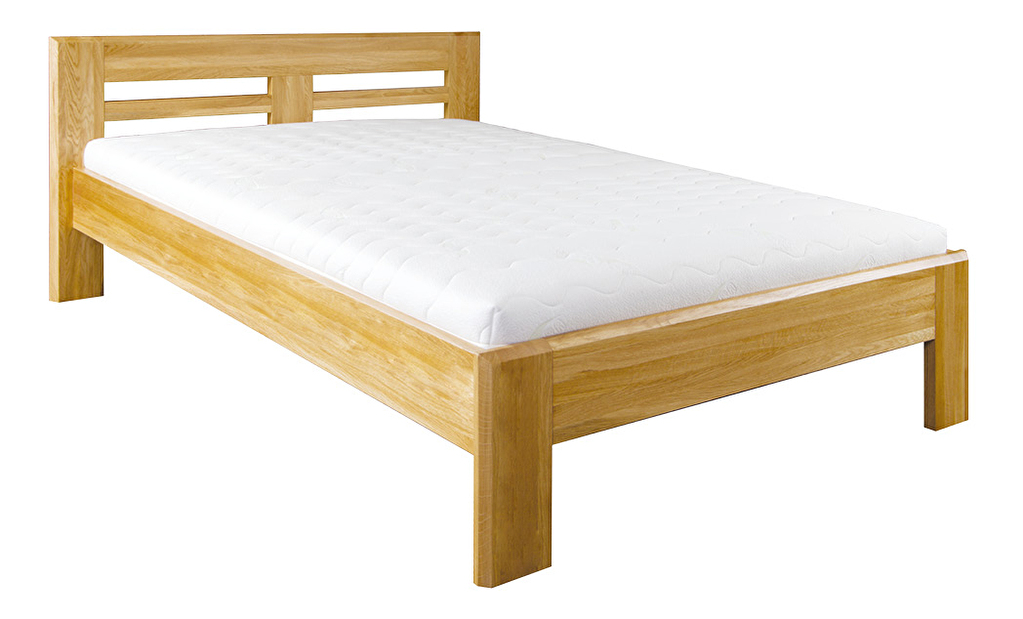 Bračni krevet 140 cm LK 211 (hrast) (masiv) 