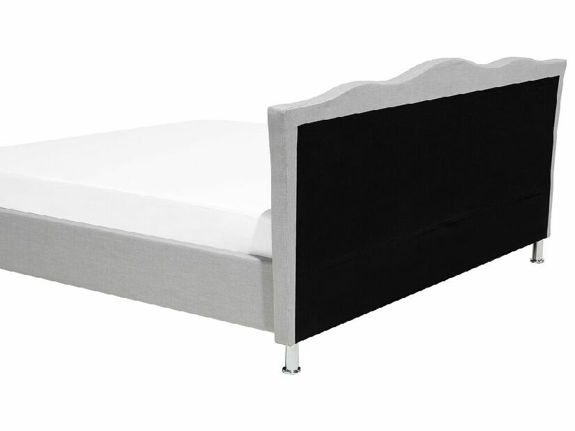 Bračni krevet 180 cm MATH (s podnicom) (siva)