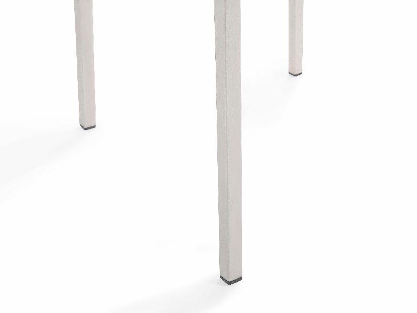 Vrtni blagovaonski set Grosso (crna) (staklena ploča 180x90 cm) (ratanske stolice) (staklo)