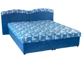 Bračni krevet 160 cm Duo (s pjenastim madracem)