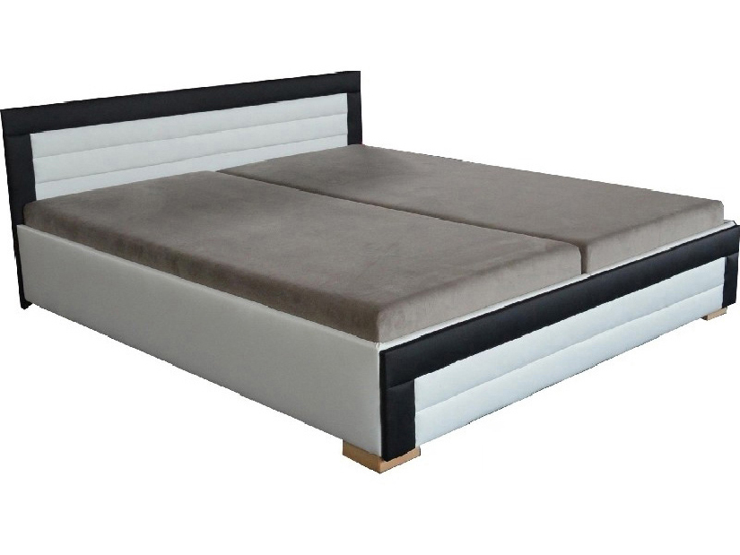 Bračni krevet 180 cm Janette (so 7 sa zonskim madracima standard) 