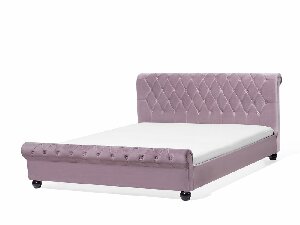 Bračni krevet 160 cm ARCHON (s podnicom) (ružičasta)