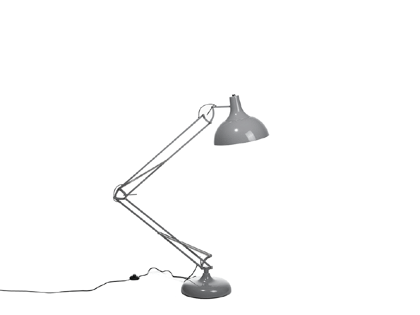 Podna svjetiljka Paramus (siva)