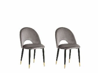 Set blagovaonskih stolica 2 kom. MAGI (tkanina) (siva)