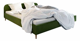 Bračni krevet 180 cm Lon (maslinasto zelena) (bez podnice i prostora za odlaganje)