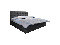 Bračni krevet  Boxspring 140 cm Fade 1 (tamnosiva) (s madracem i prostorom za odlaganje)
