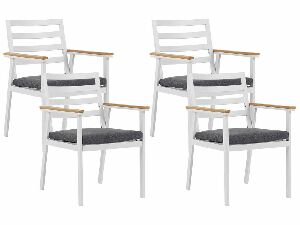 Set 4 kom. vrtnih stolica COVELL (bijela)