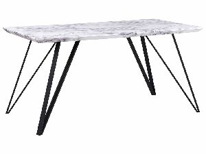 Blagovaonski stol- MALAN (bijela + crna) (za 6 osoba)