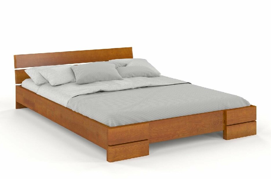 Bračni krevet 180 cm Lorenskog (bor) 