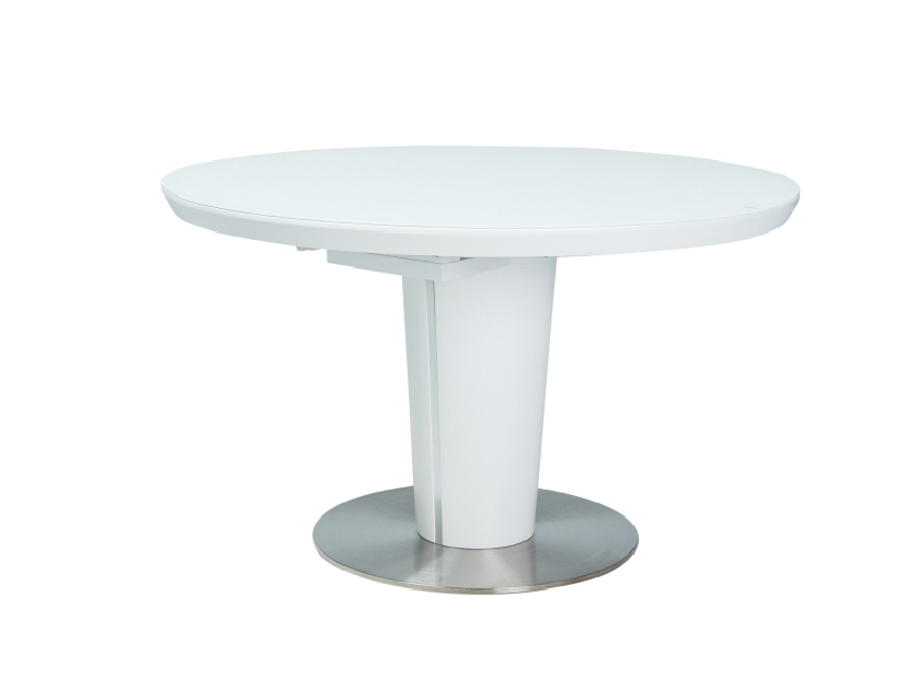 Blagovaonski stol na razvlačenje 120-160 cm Oris (bijela) (za 4 do 6 osoba)