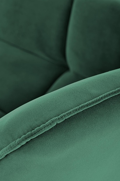Fotelja Betali (tamno zelena + crna)