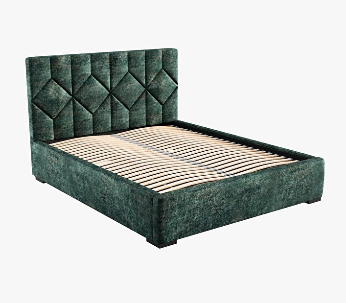 Tapeciran krevet 160x200 cm Veggie (zelena)
