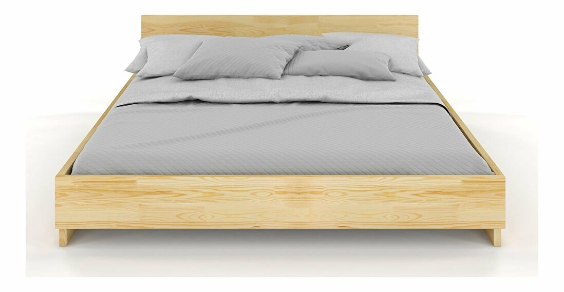 Bračni krevet 180 cm Naturlig -Larsos (borovina) (s podnicom)