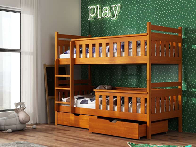 Dječji krevet 90 x 200 cm Tommy (s podnicom i prostorom za odlaganje) (joha)