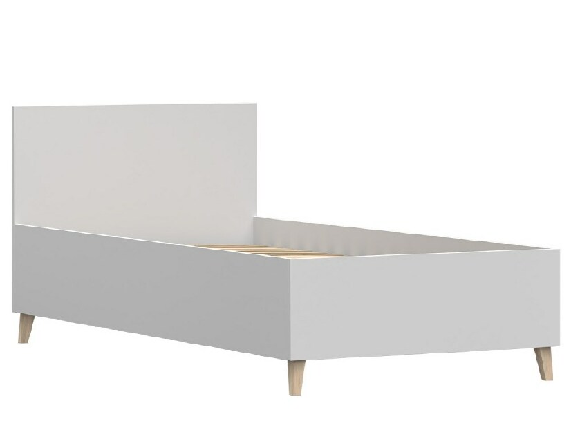 Jednostruki krevet 90 cm Figu (bijela)
