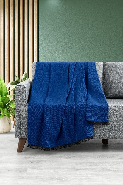 Prekrivač za sofu 200 x 200 cm Lalia (plava)