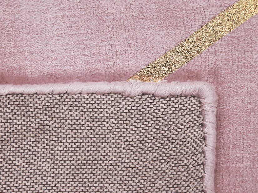 Tepih 160x230 cm ATEKO (tkanina) (ružičasta)