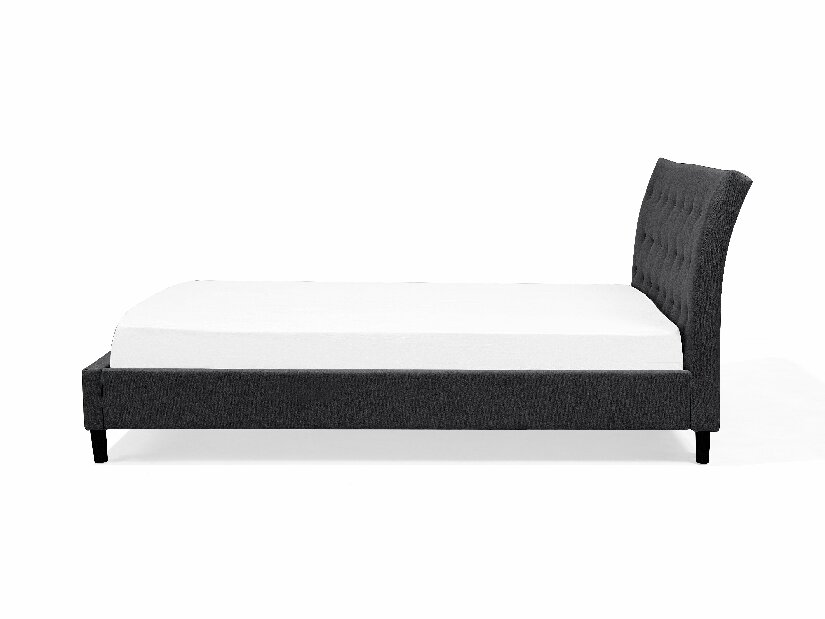 Bračni krevet 160 cm SANTORI (s podnicom) (tamno siva)