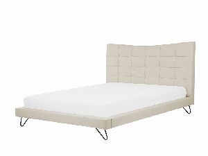 Bračni krevet 180 cm LANEL (s podnicom) (bež)