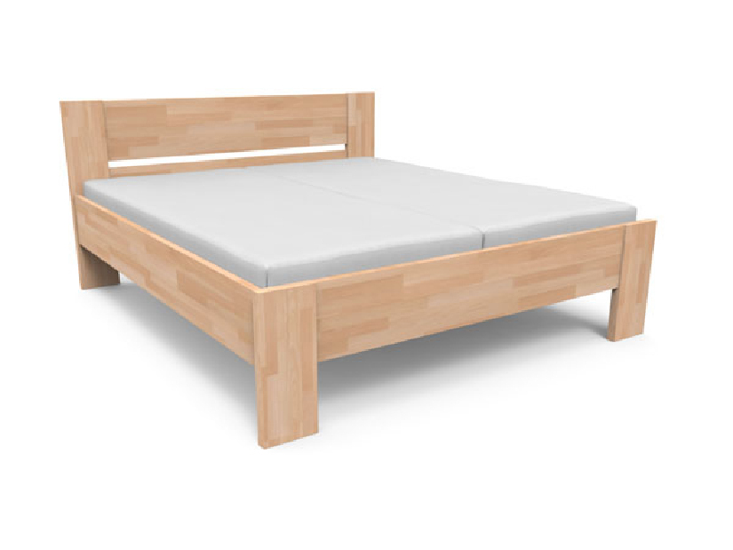 Bračni krevet 210x160 cm Nicky puno uzglavlje (masiv)