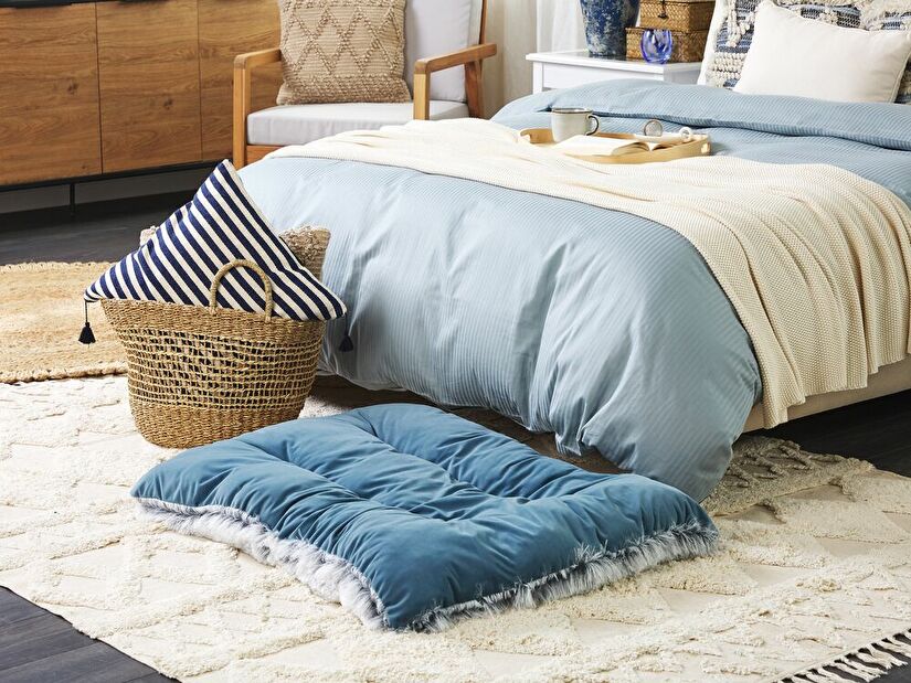 Jastuk za psa 90 x 60 cm Edward (plava)