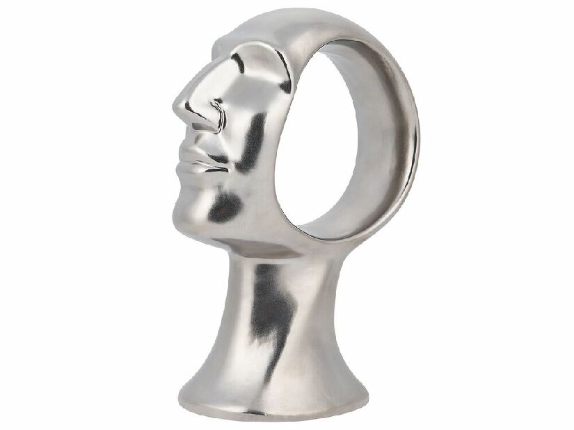 Dekorativna figurica TOULON 24 cm (stakloplastika) (srebrna)