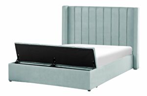Bračni krevet 140 cm Noya (metvica) (s podnicom) (s prostorom za odlaganje)