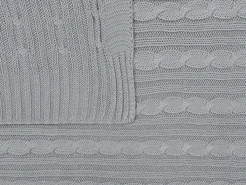 Deka 180x110 cm ANAMIS (tekstil) (siva)
