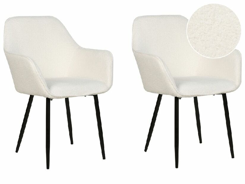 Set blagovaonskih stolica (2 kom.) Anika (bijela)