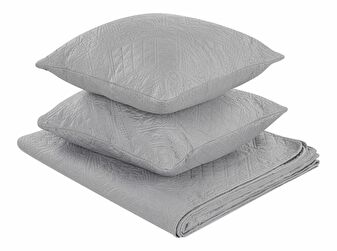 Set prekrivač + 2 jastuka 200 x 220 cm Asbjorn (siva)