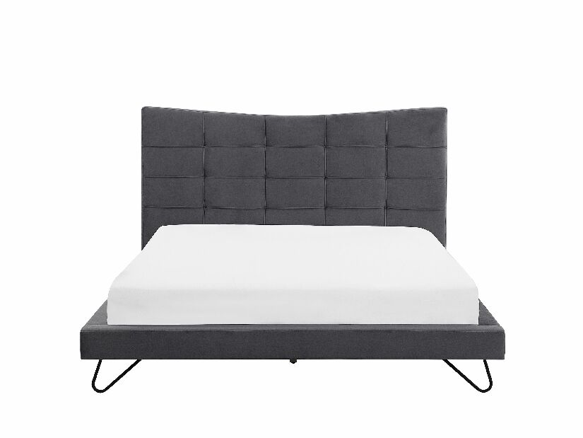 Bračni krevet 180 cm LANEL (s podnicom) (siva)