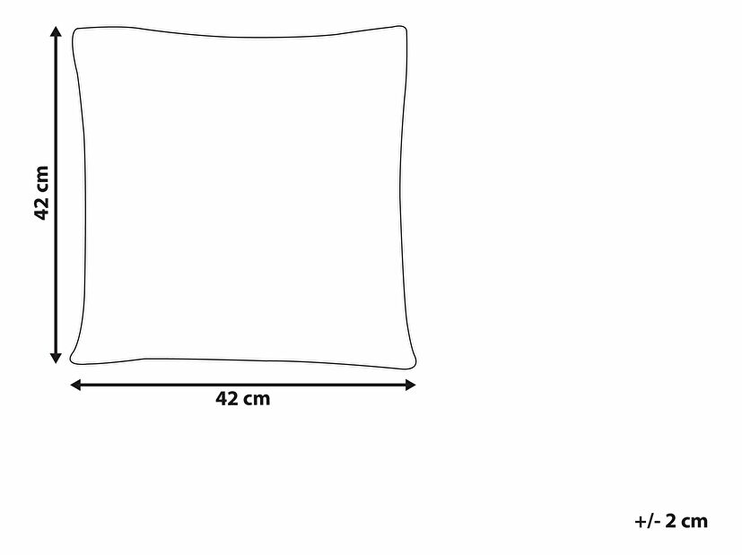 Jastuk 42x42 cm TORANA (siva)