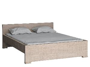 Bračni krevet 140 cm Vega 19 (s podnicom) (hrast santana svijetli)